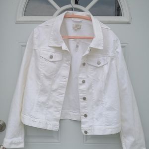 Womens white loft jacket
